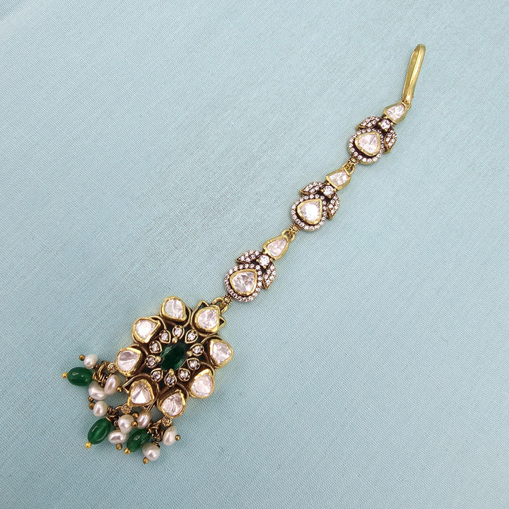 Green Moissanite Tikka