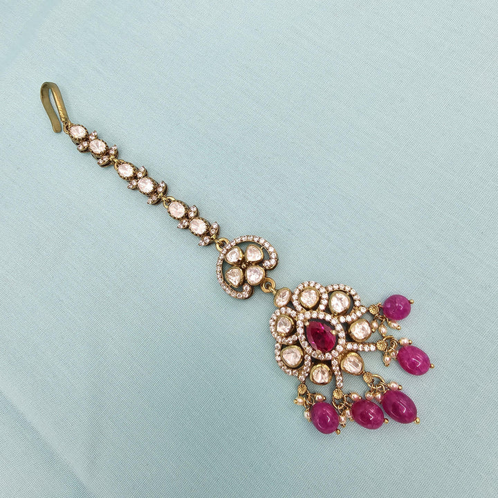 pINK Moissanite Tikka