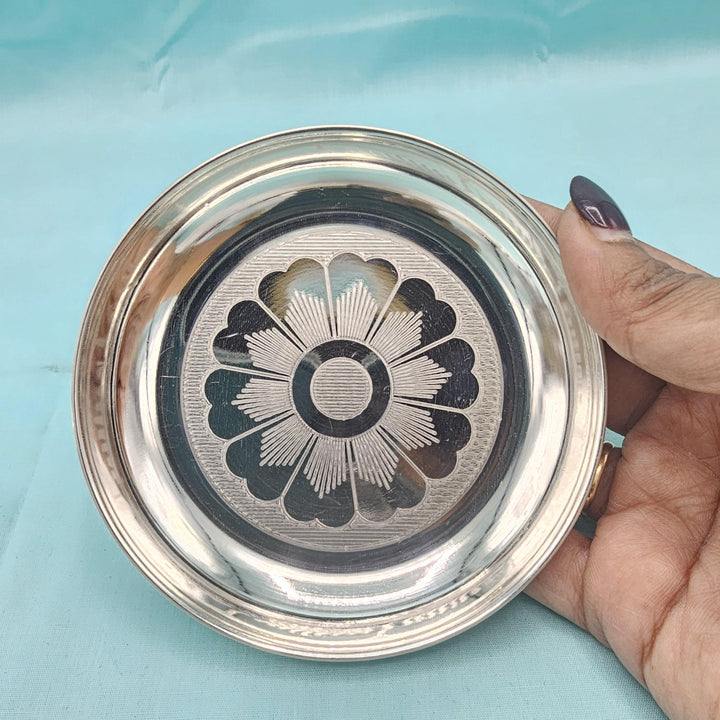 4"Silver small plate
