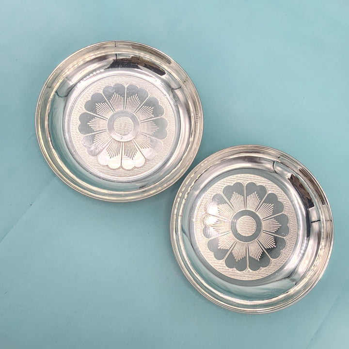 4"Silver small plate