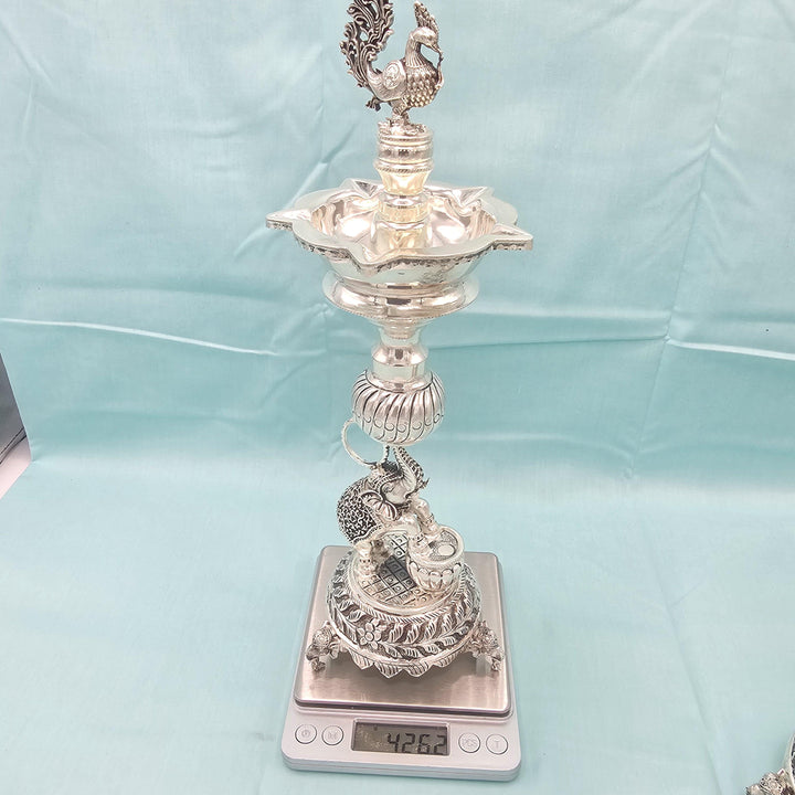 92.5 elephant 11" Silver Lamps