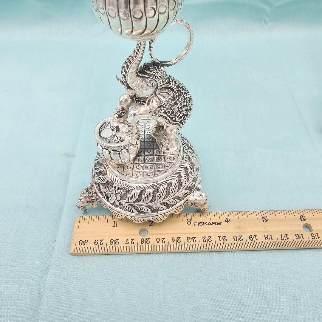 92.5 elephant 11" Silver Lamps