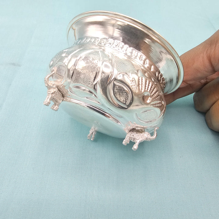 Silver Bowls elephant motif