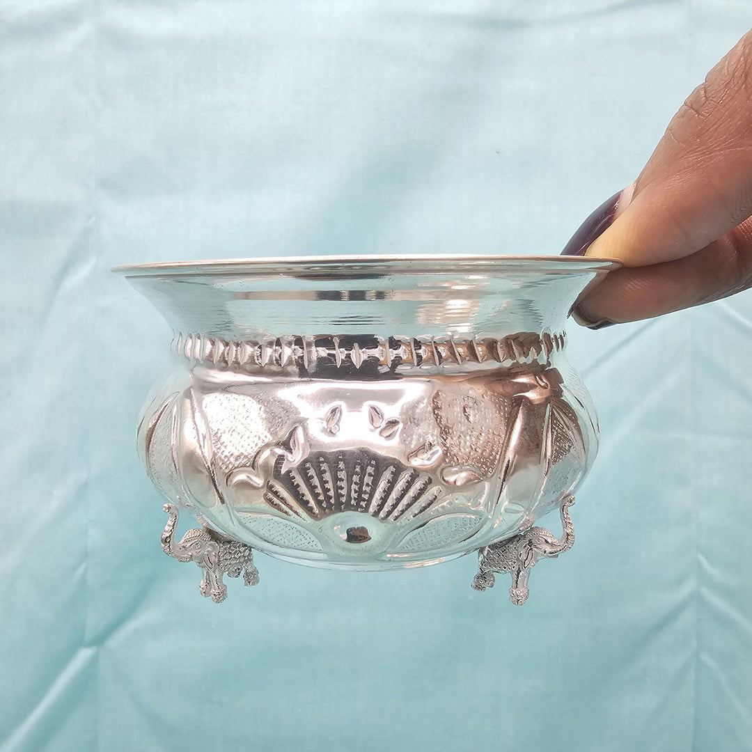 Silver Bowls elephant motif