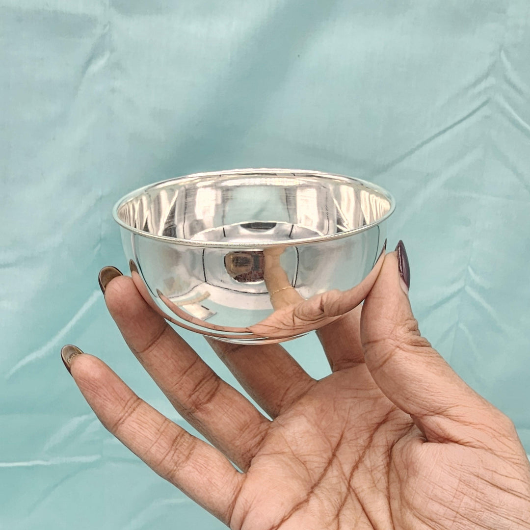 Plain Silver bowl