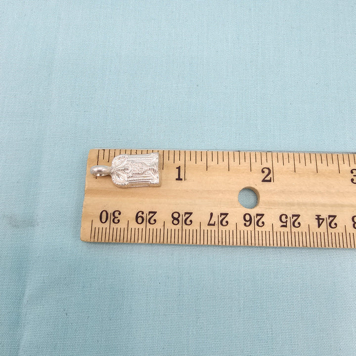 Silver Kids God pendant