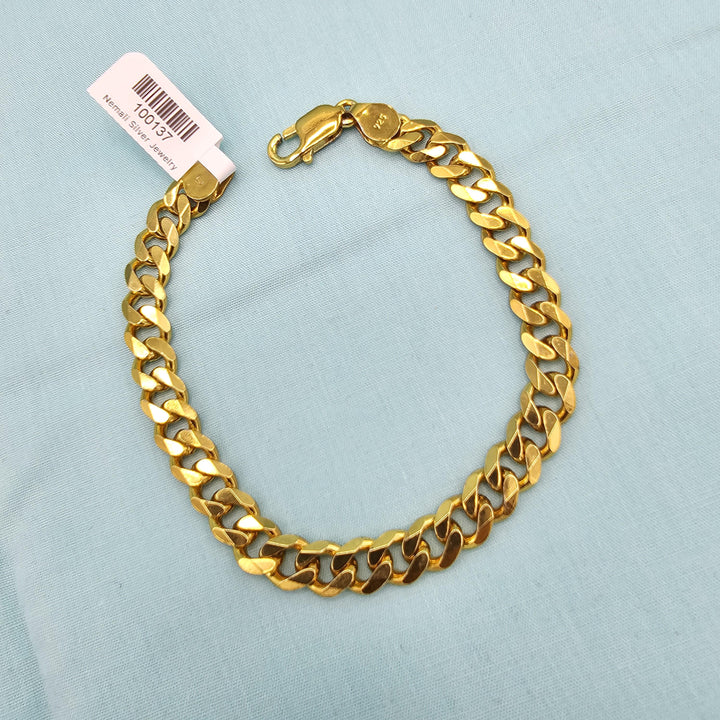 Mens Curb Bracelet