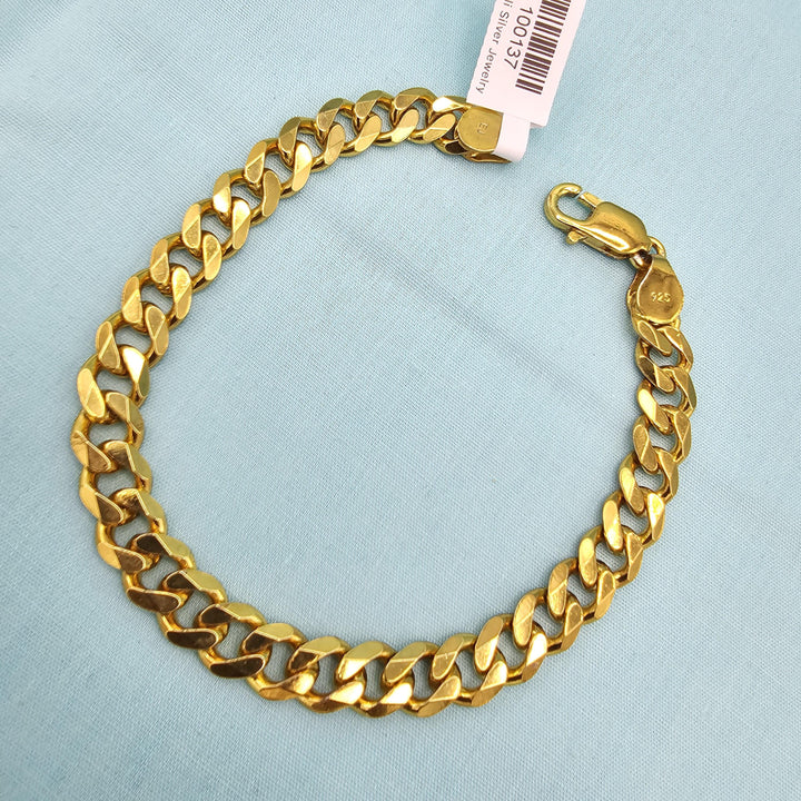 Mens Curb Bracelet