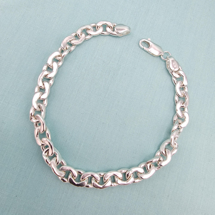 Mens Curb Bracelet