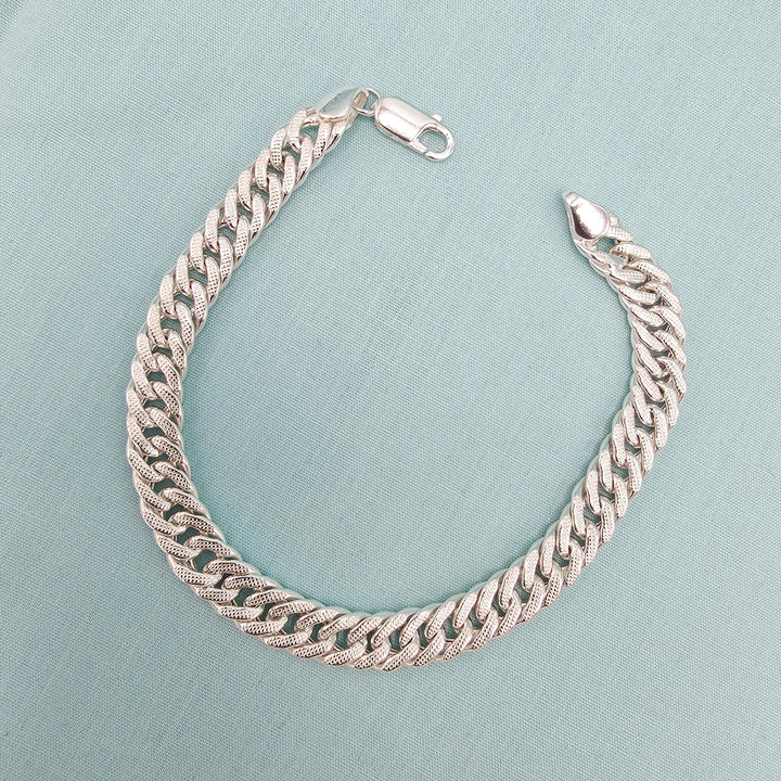 Mens Curb Bracelet