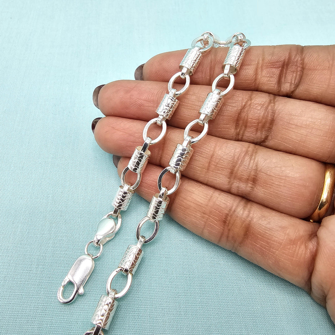 8" Mens Link Bracelet
