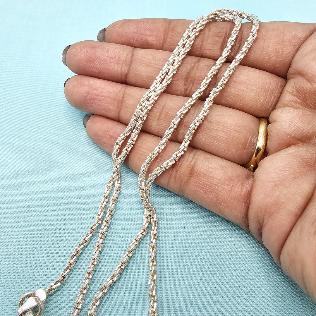 Boy's silver Chains