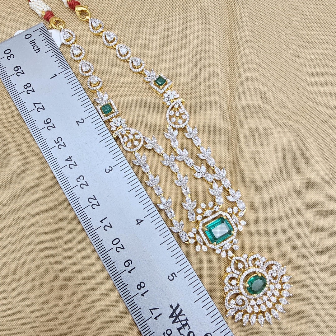 Emerald necklace set