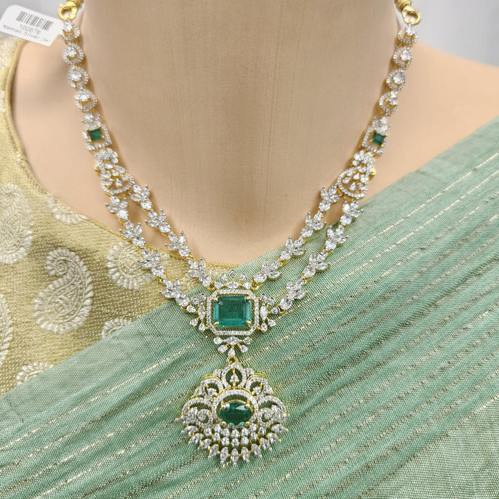 Emerald necklace set