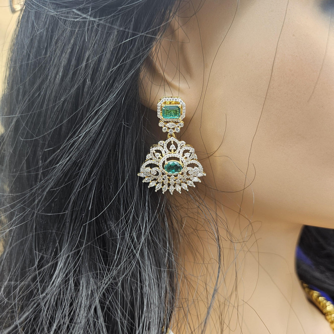 Emerald necklace set