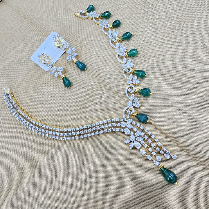 Emerlad necklace set