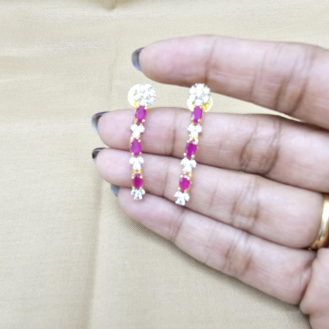 Ruby necklace set