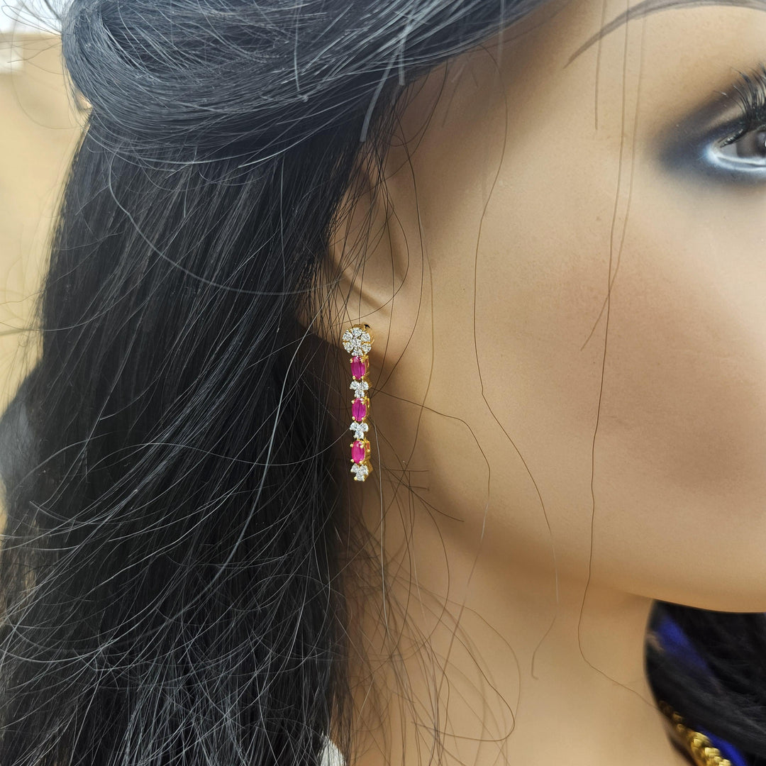 Ruby necklace set