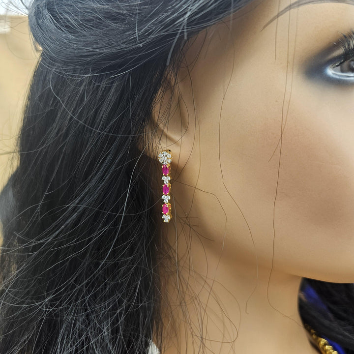 Ruby necklace set