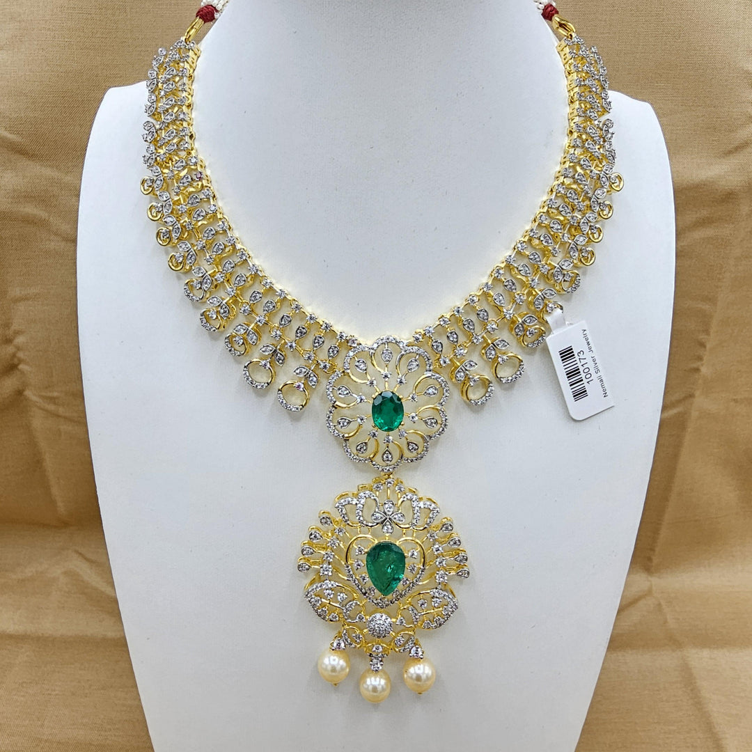 diamond Emerald necklace