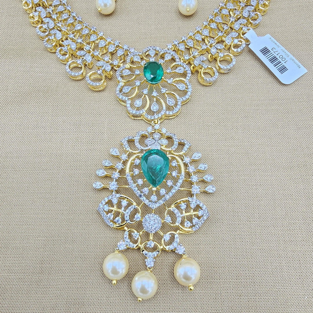 diamond Emerald necklace