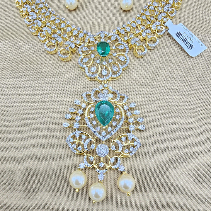 diamond Emerald necklace