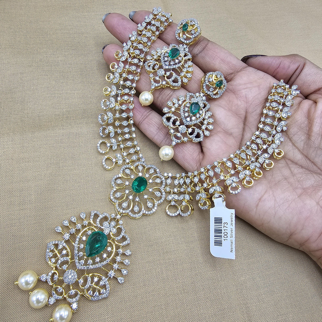 diamond Emerald necklace