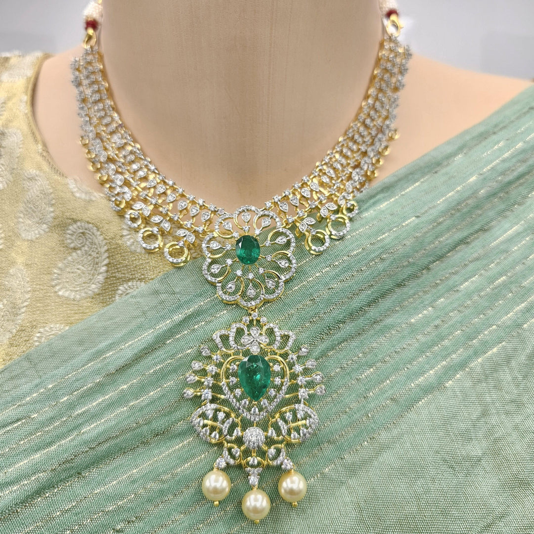 diamond Emerald necklace