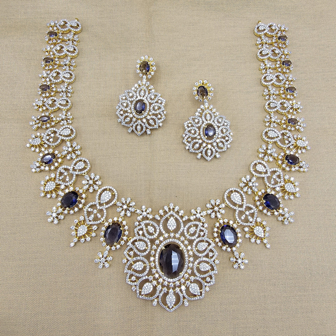 Diamond rep Amethyst set