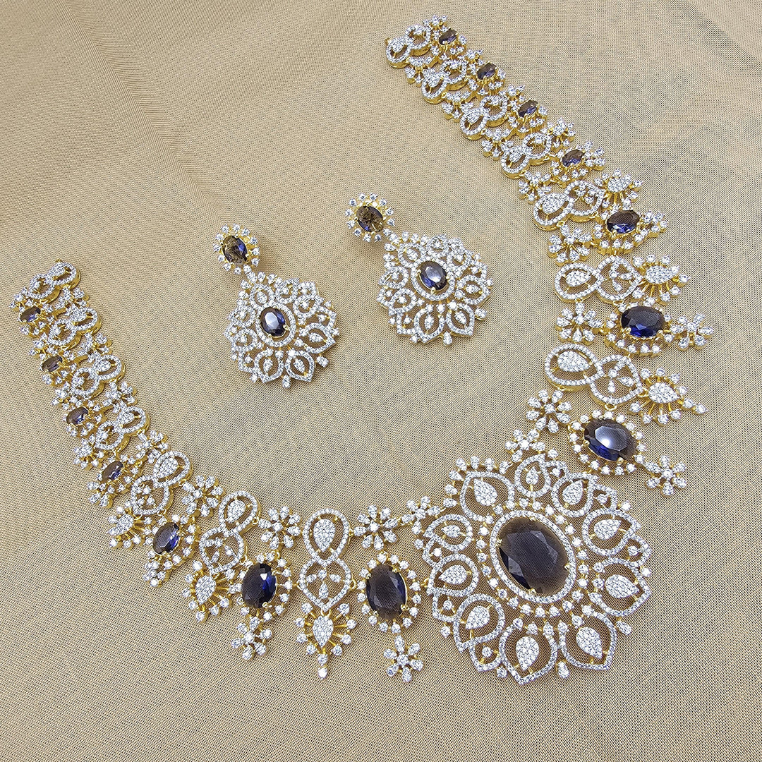 Diamond rep Amethyst set