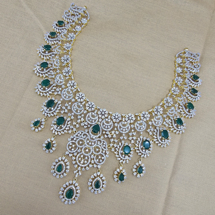 Emerald necklace set