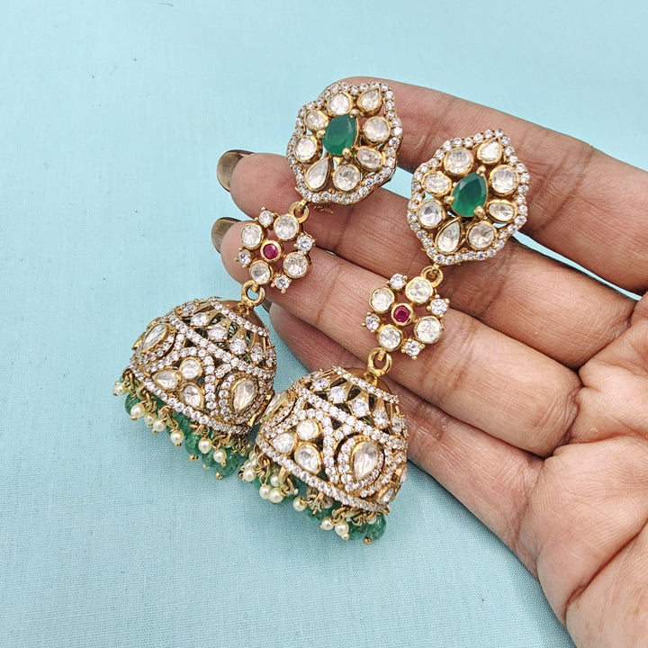 92.5 victorian green Jhumka