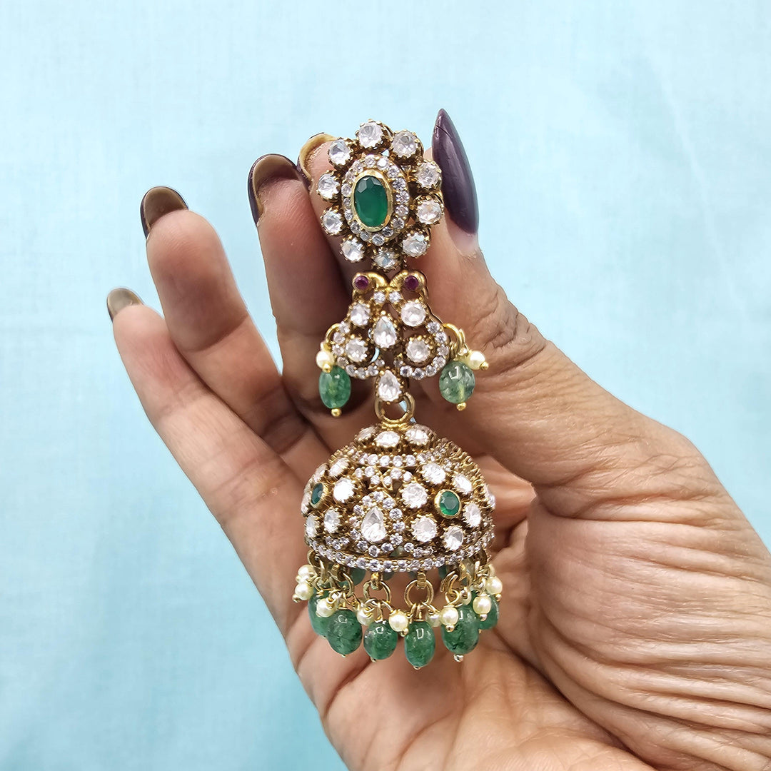 92.5 Moissanite Jhumka