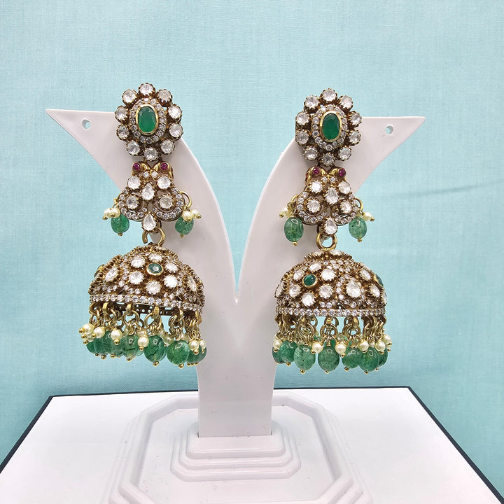 92.5 Moissanite Jhumka