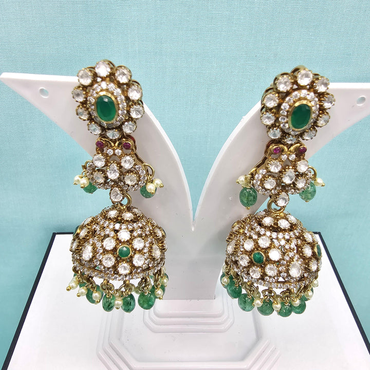 92.5 Moissanite Jhumka