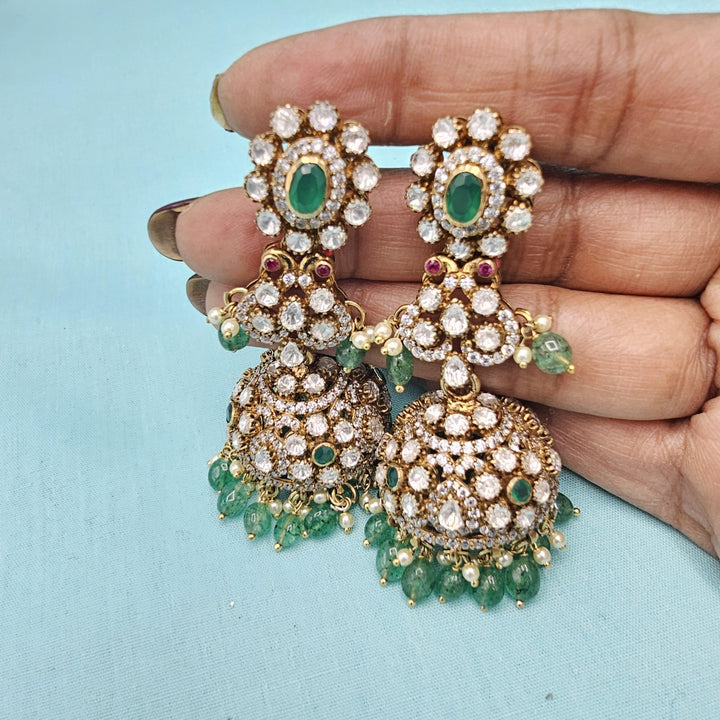 92.5 Moissanite Jhumka