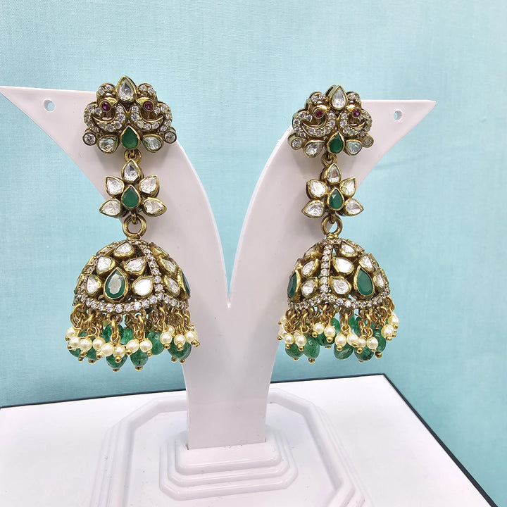 92.5 Bridal Moissanite Jhumka