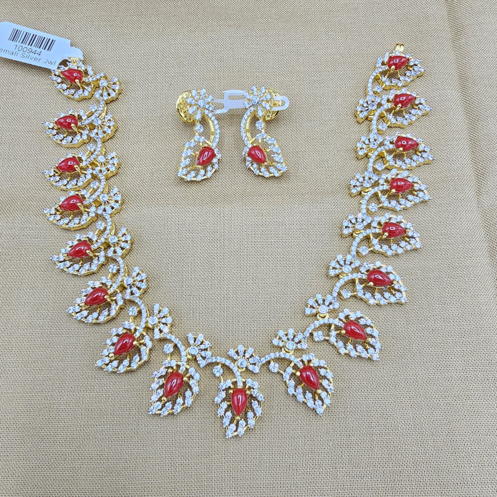 Designer Coral necklace set
