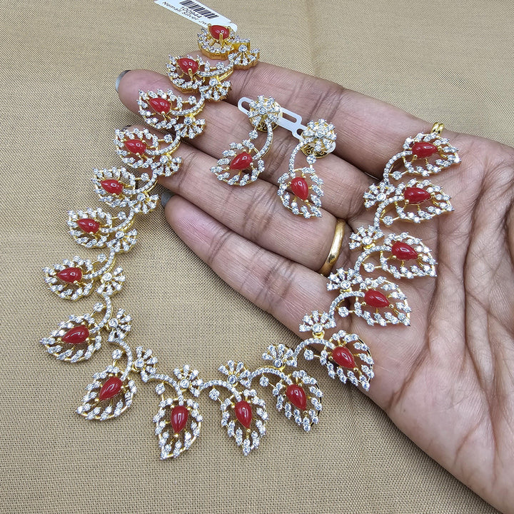 Designer Coral necklace set