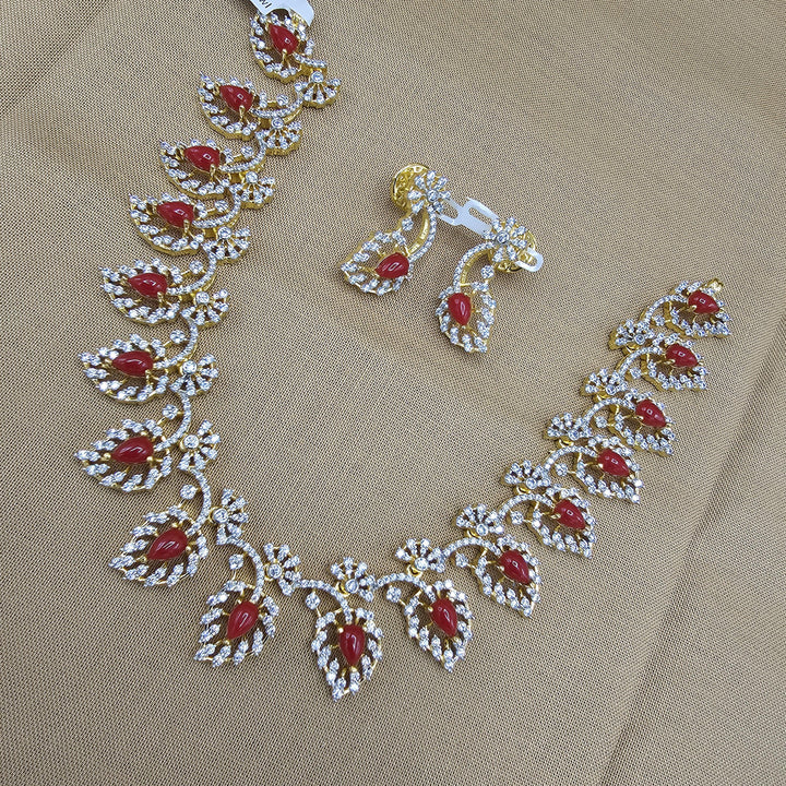Designer Coral necklace set