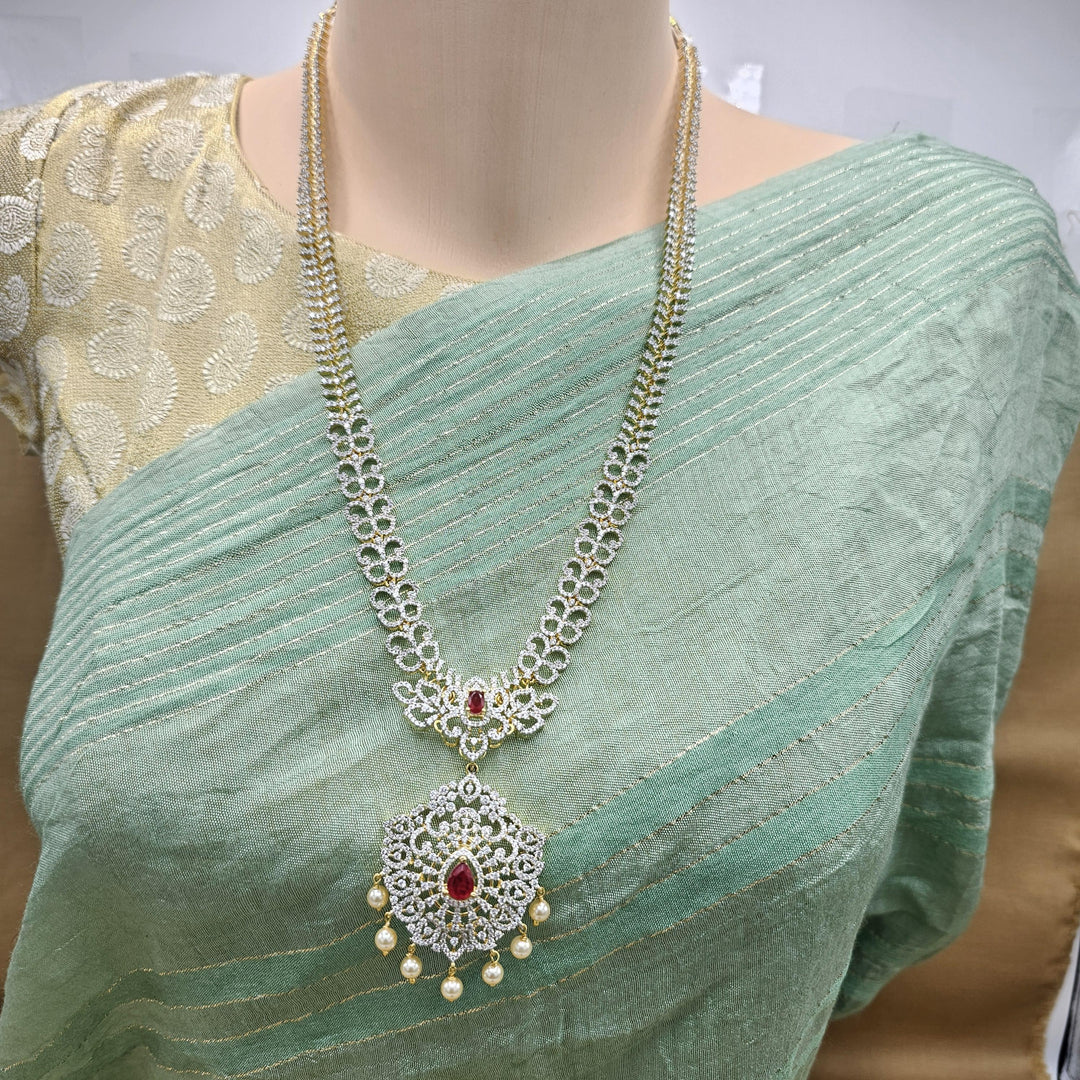 Ruby Long necklace set