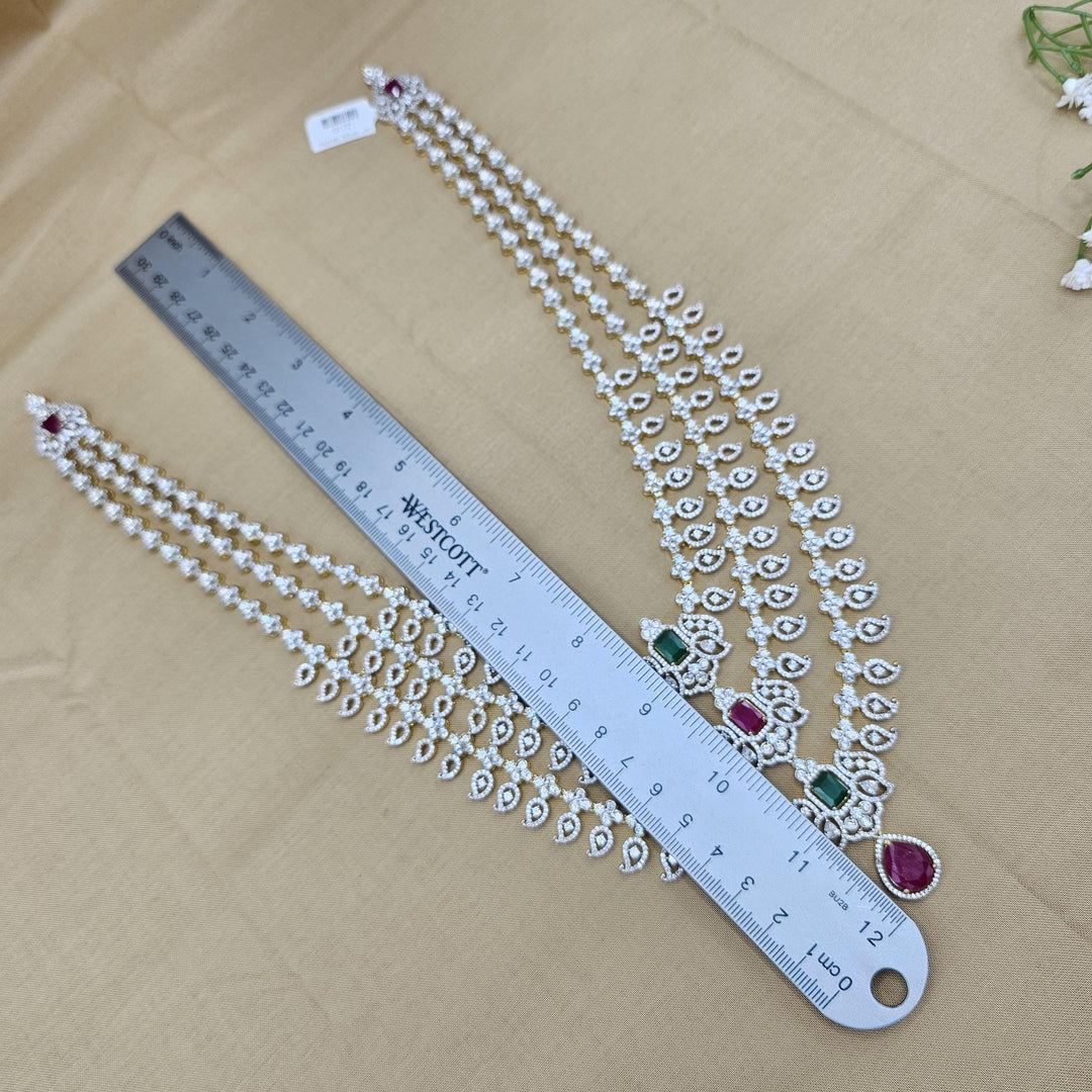 3L diamond rep necklace