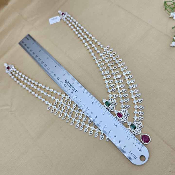 3L diamond rep necklace