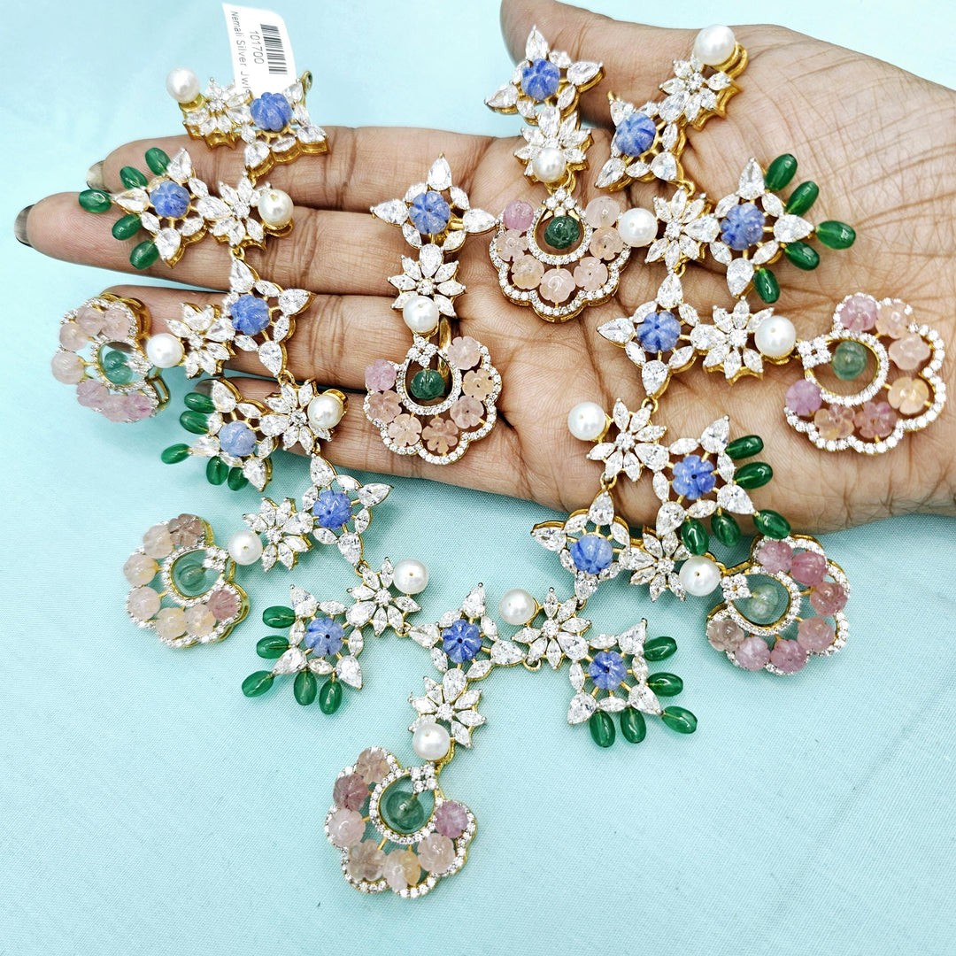 Pastel color beads necklace