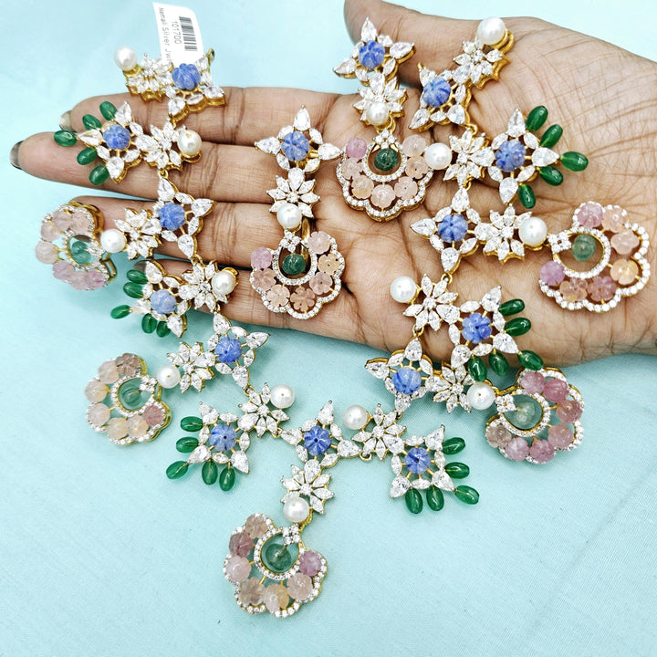 Pastel color beads necklace