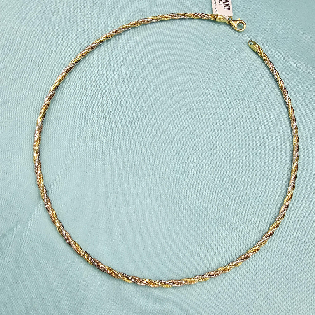 Tri-color Twisted Italian hasli