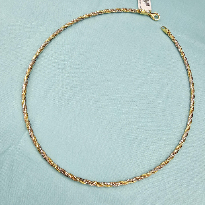 Tri-color Twisted Italian hasli