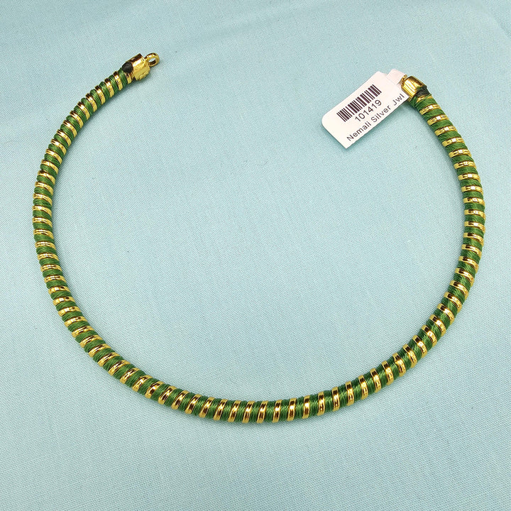 Silver Hasli- Red / Green