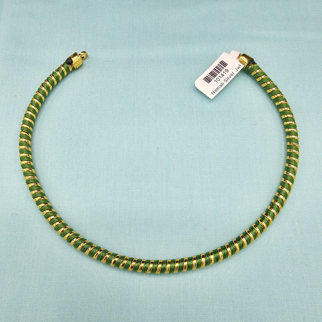 Silver Hasli- Red / Green