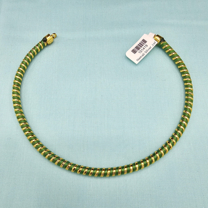 Silver Hasli- Red / Green